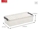 Q-line - Opbergbox - 6,5L - 4-delig