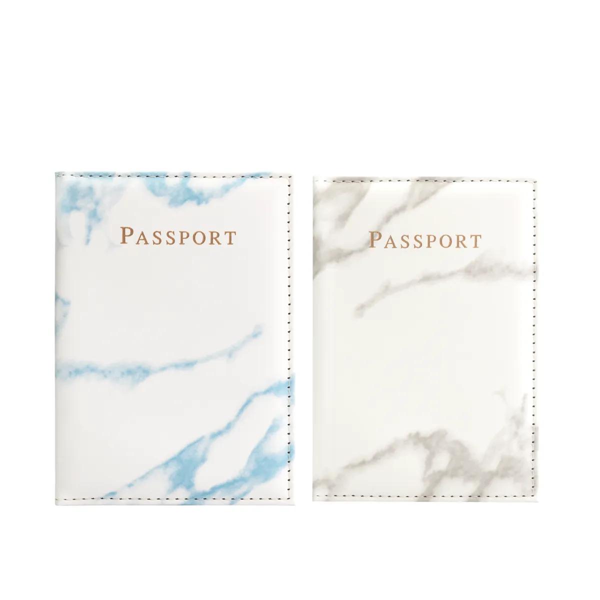 Thousandtravelmiles  Paspoort hoes  2 stuks  Blauw & Grijs  Blauw main product image