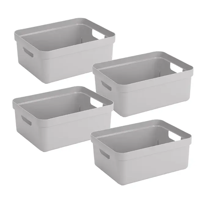 Sigma home - Opbergbox - 24L - 4-delig