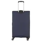 Travelite 4 wheel trolley l expandable Blauw