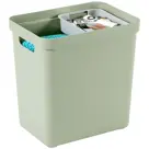 Sigma home - Opbergbox - 25L groen - 4-delig