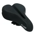 Zwart unisex ATB/MTB zadel met drukvermindering