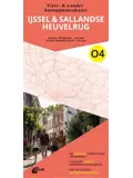 ANWB Fiets en wandelknooppuntenkaart O4 IJssel en Sallandse Heuvelrug