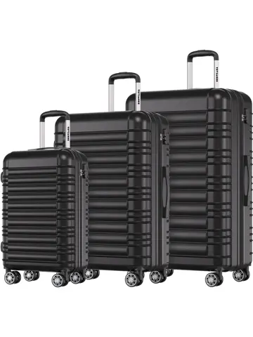 Kofferset – 3 Delig – 38L – Zwart