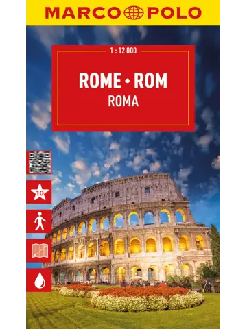Stadsplattegrond City Map Rome 1:12.000