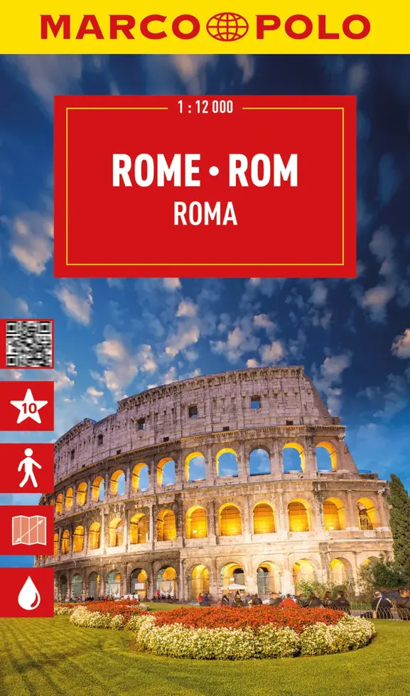 Stadsplattegrond City Map Rome 1:12.000