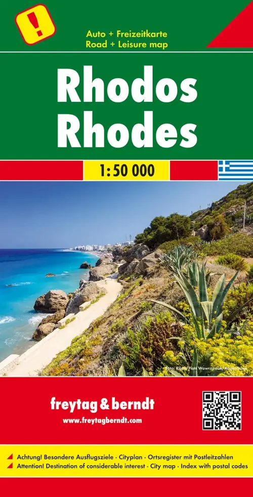 Wegenkaart Rhodos