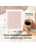 Elektrische Bovendeken XXL - 180x160 cm