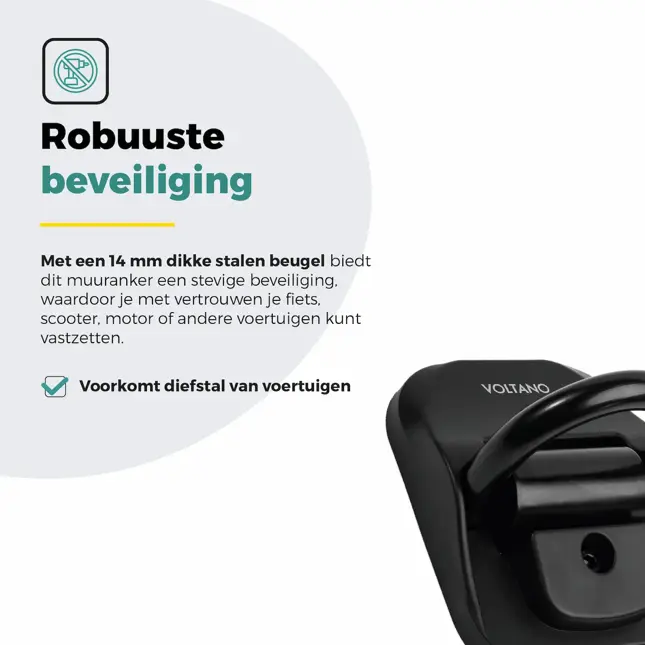 Voltano muuranker Secure incl bevestiging