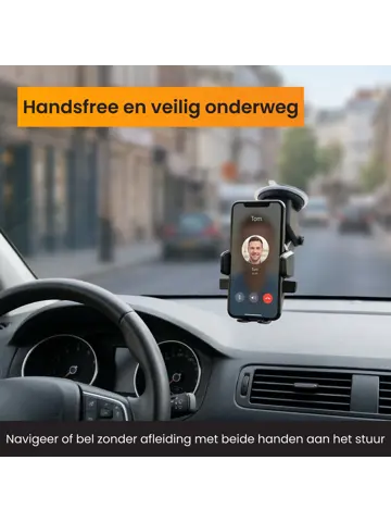Telefoonhouder Auto voor Raam en Dashboard