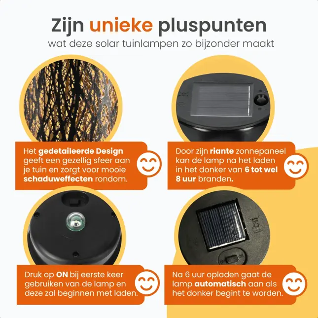 Solar Tafellamp Oasis – 2 Stuks - LED