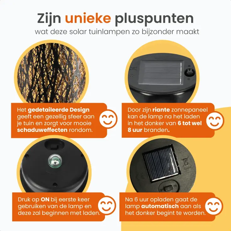 Solar Tafellamp Oasis – 2 Stuks - LED