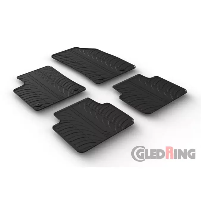 Opel Crossland X 6/2017-1/2021 - Rubbermatten - Gledring