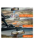 G900 Pro 4K Wifi GPS 128gb Mirror dashcam