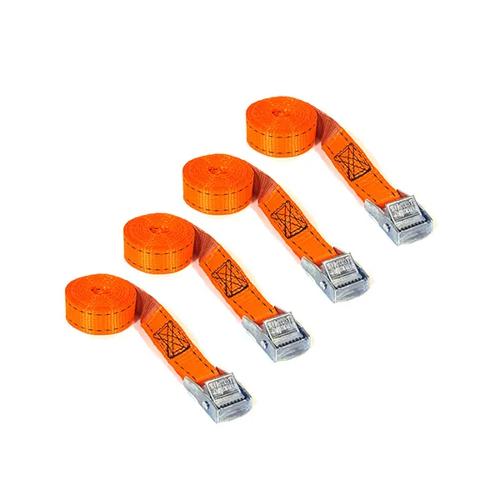 Spanbanden 4x oranje 2,5m - Trekkracht 250 kg