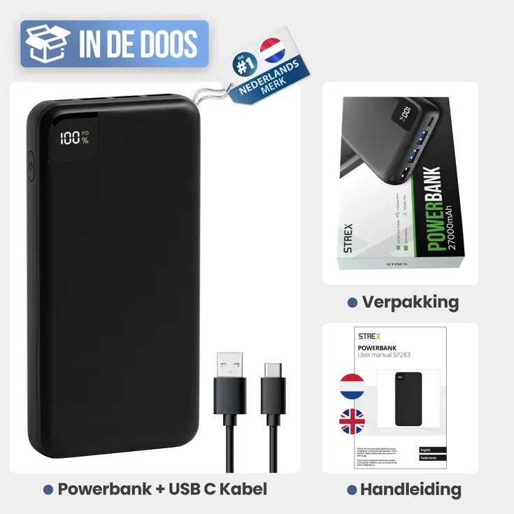 Powerbank 27.000mAh