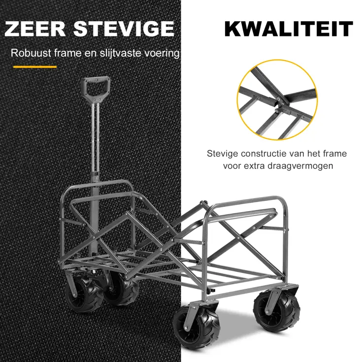 Packaway Opvouwbare Bolderkar 80KG – Blok