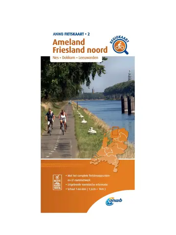 ANWB Fietskaart 2 - Ameland en Friesland-Noord