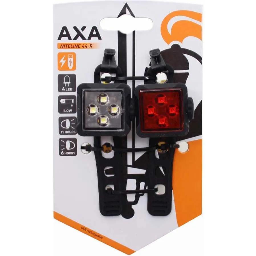 Axa  Verlichting Set Niteline 44R Usb  Zwart main product image