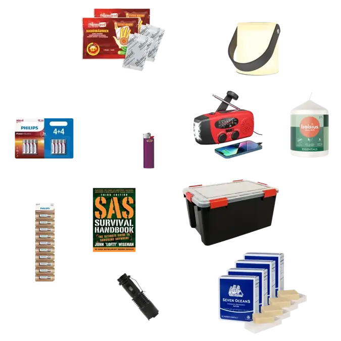 1-persoons Blackout Pack voor 3 dagen