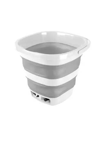 Opvouwbare emmer met batterijpomp - 15 liter