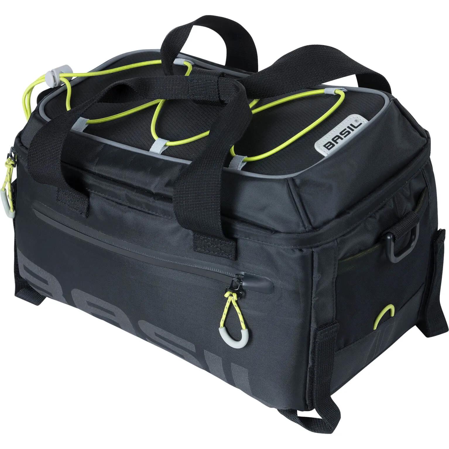 Basil  dragertas Miles trunkbag zwart lime 7L  Zwart main product image