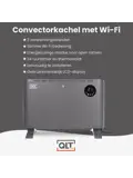 Elektrische Kachel Convector met App