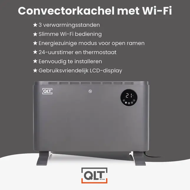 Elektrische Kachel Convector met App