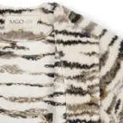 MGO Lana Dames - Vest - Teddy look- Wit