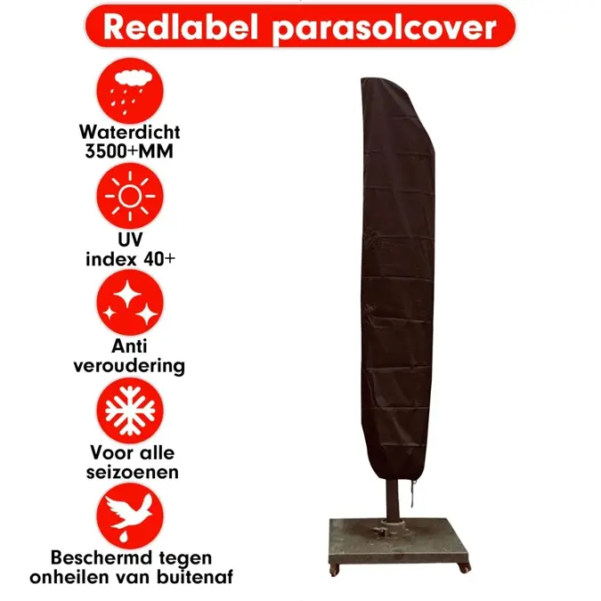 CUHOC Zweefparasol hoes 205x57x40 cm - Redlabel