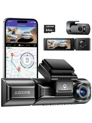 M550 Pro 3CH 4K Wifi GPS 64gb dashcam