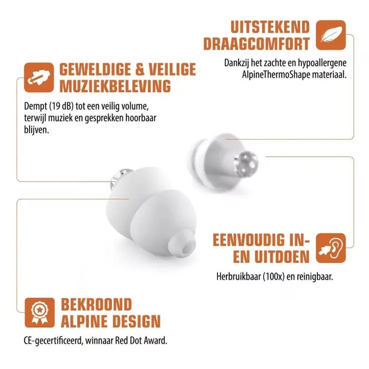 PartyPlug oordoppen - Alpine