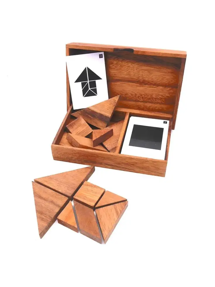 Tangram – Houten Puzzelspel (2p)
