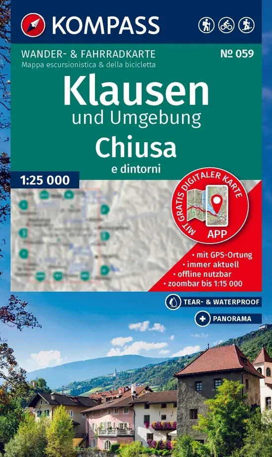 Wandelkaart WK059 Klausen und Umgebung