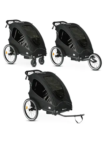 Luxe Fietskar - 3-in-1 model - Hardloopkinderwagen