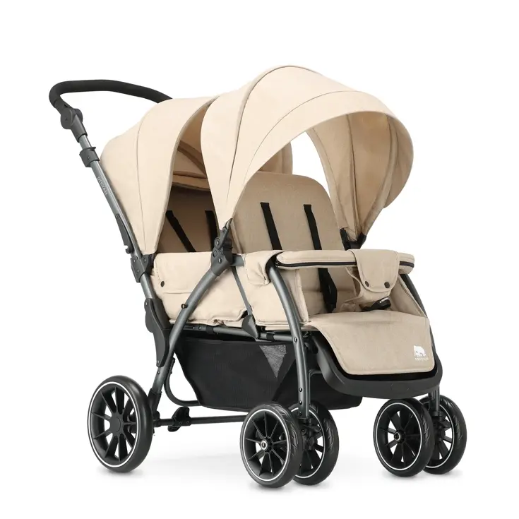 Luxe Elena dubbele buggy - Compact - Lichtgewicht