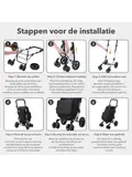 Boodschappentrolley deluxe – 60 liter