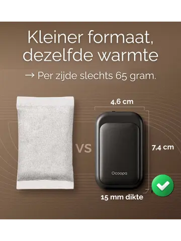 Herbruikbare Magnetische Handwarmers Oplaadbaar
