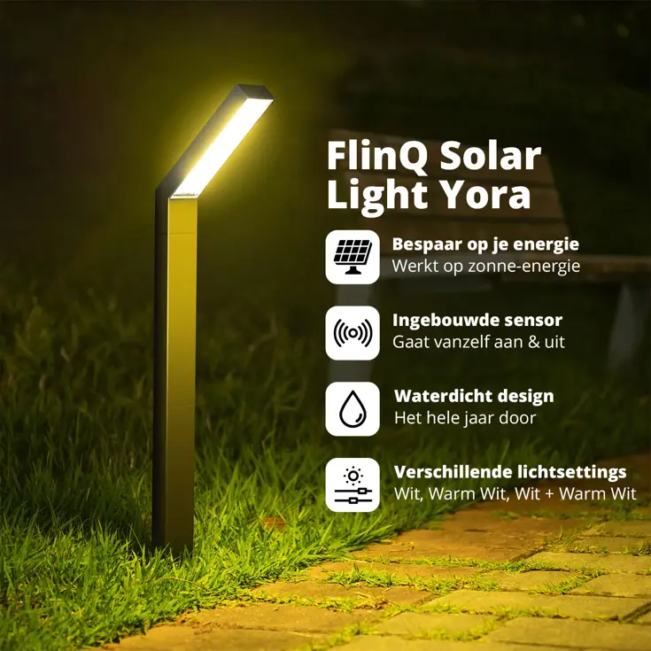 Yora Solar Tuinverlichting - 2-pack