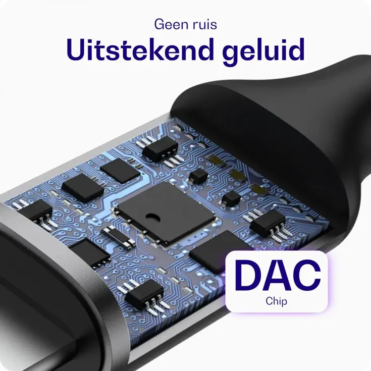 Ease 3.5mm Aux naar USB-C Adapter met DAC