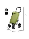 Boodschappenwagen 4 Wiel 48 liter
