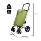Boodschappenwagen 4 Wiel 48 liter