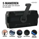 Noodradio® Solar Opwindbaar Met Batterijen