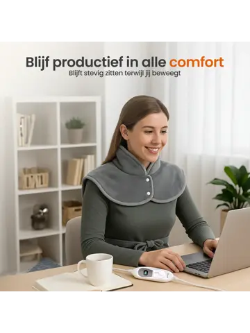 Elektrische Deken Voor Rug en Nek - 90 x 60cm