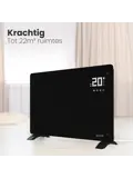Convectorkachel – 2000W – Zwart