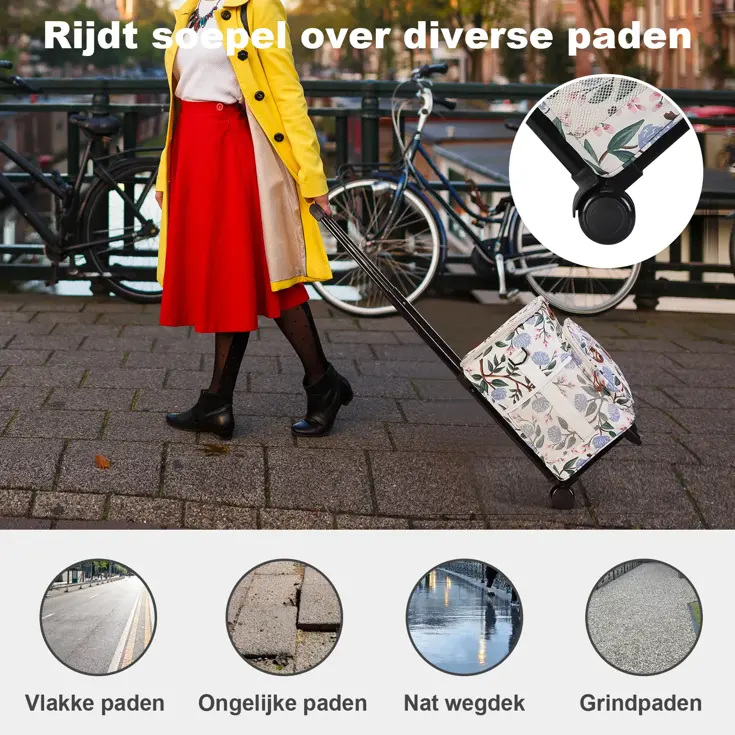 Boodschappentrolley met koelvak 32L