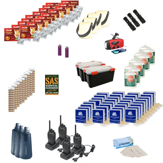 5-persoons Blackout Pack 7 dagen - SOS Central