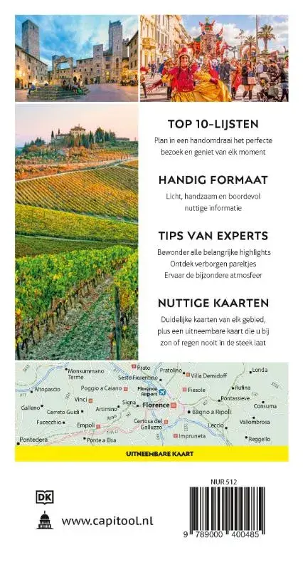 Capitool Top 10 Reisgids Toscane en Florence