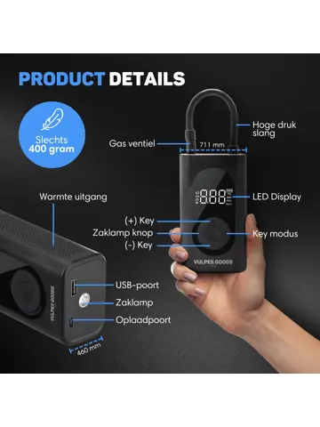 Autocompressor - Bandenpomp - Powerbank