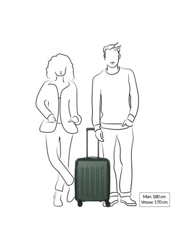 Dynamiic 4 Wheel Cabin Trolley  | 37 L